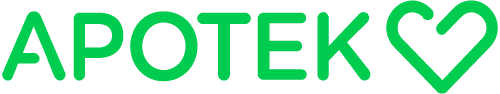 Logotyp för Apotek Hjärtat - återförsäljare av Tolfer i Sverige
